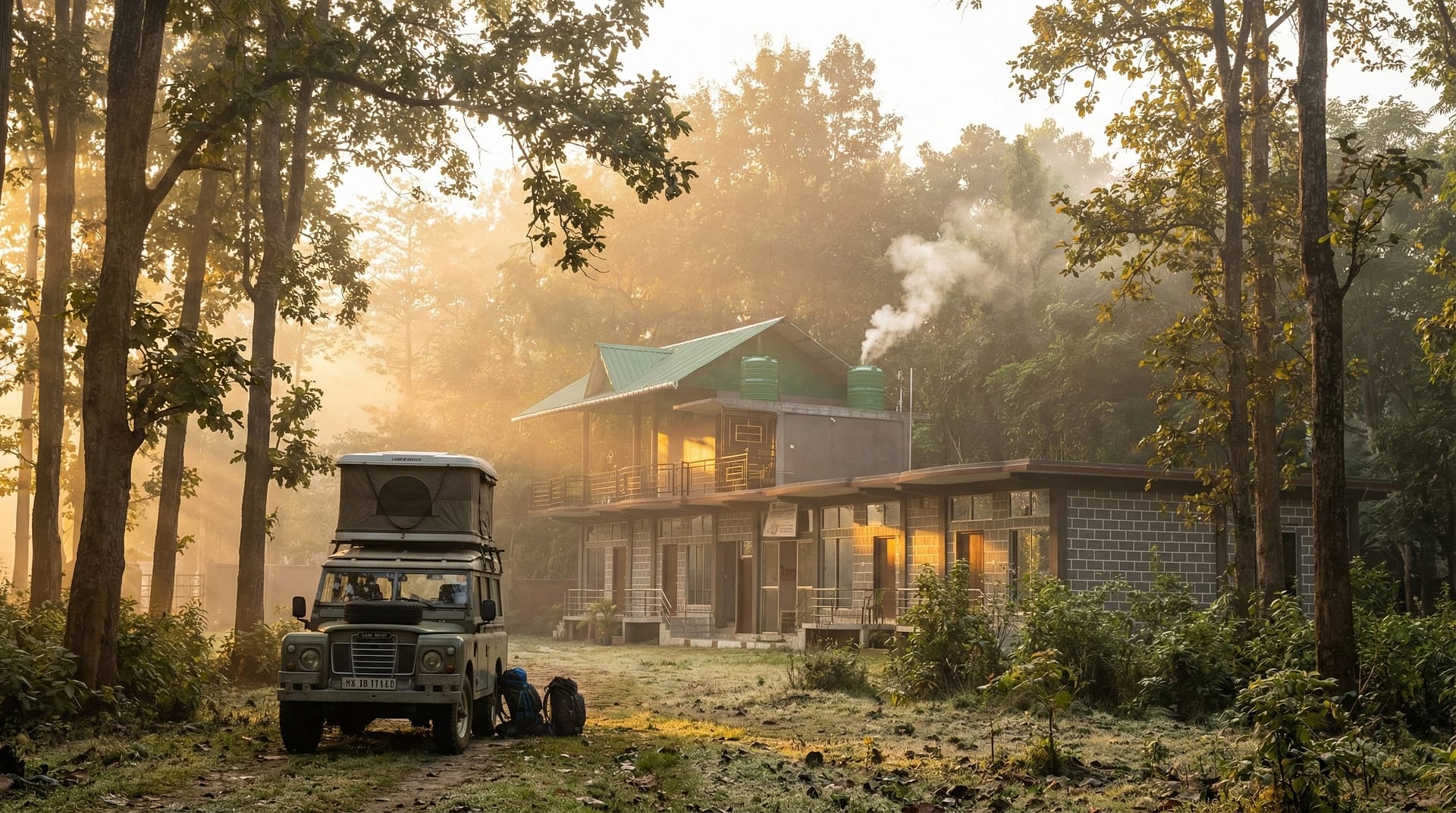 Winter Travel Trends in India 2026: Why Winter Is the Biggest Season for Trips 3 Winter travel trends in India 2026 showing a peaceful forest landscape in Jaldapara, Dooars, ideal for a calm winter vacation.